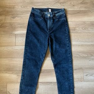 Blue Acid Wash Jeans